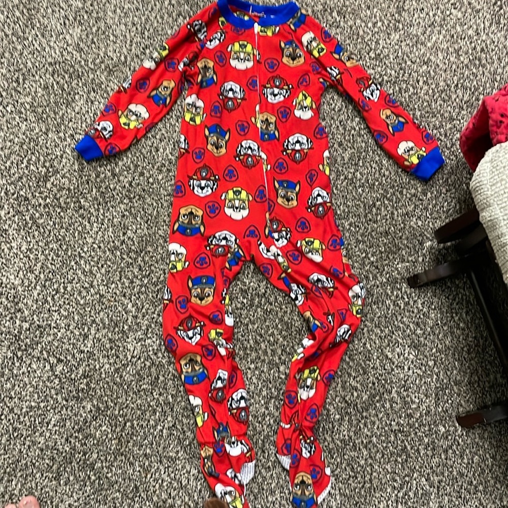 Paw Patrol footed pajamas